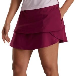 Foot Joy Burgundy Golf Athletic Skort